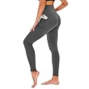 TNNZEET High Waisted Leggings for Women - No See Through Tummy Control Cycling Workout Yoga Pants with Pockets Reg &amp; Plus