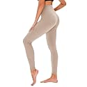 TNNZEET High Waisted Leggings for Women - No See Through Tummy Control Cycling Workout Yoga Pants with Pockets Reg &amp; Plus