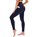 TNNZEET High Waisted Leggings for Women - No See Through Tummy Control Cycling Workout Yoga Pants with Pockets Reg &amp; Plus
