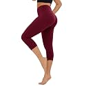 TNNZEET High Waisted Leggings for Women - No See Through Tummy Control Cycling Workout Yoga Pants with Pockets Reg &amp; Plus