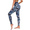 TNNZEET High Waisted Leggings for Women - No See Through Tummy Control Cycling Workout Yoga Pants with Pockets Reg &amp; Plus