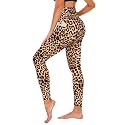 TNNZEET High Waisted Leggings for Women - No See Through Tummy Control Cycling Workout Yoga Pants with Pockets Reg &amp; Plus