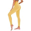 TNNZEET High Waisted Leggings for Women - No See Through Tummy Control Cycling Workout Yoga Pants with Pockets Reg &amp; Plus