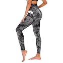 TNNZEET High Waisted Leggings for Women - No See Through Tummy Control Cycling Workout Yoga Pants with Pockets Reg &amp; Plus