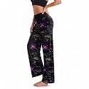 TNNZEET 3 Pack Women's Wide Leg Pants - Casual Loose Yoga Pants Sweatpants Lounge Pajama Pants