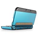 TNP New Nintendo 3DS XL Case, Aluminum Hard Shell, Light Blue, 2015 Model
