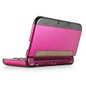 TNP New Nintendo 3DS XL Case, Aluminum Hard Shell, Hot Pink, 2015 Model