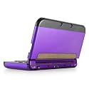 TNP New Nintendo 3DS XL Case, Aluminum Hard Shell, Purple, 2015 Model