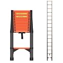 TNT THE NEXT TREND Carbon Steel Folding Telescopic Ladder 150kg Max Capacity | Collapsible Ladder for Home or Outdoor Work