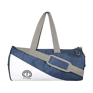 tnw men39s and women39s polyester trendy sports dufflegym bag blue gym bag 02