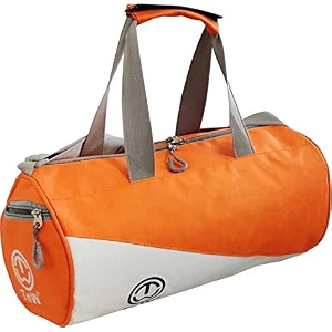 tnw men39swomen39s trendy polyester sports dufflegym bagshoulder bag orange medium