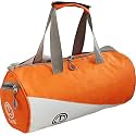 TnW Men's/Women's Trendy Polyester Sports Duffle/Gym Bag/Shoulder Bag (Orange), Medium