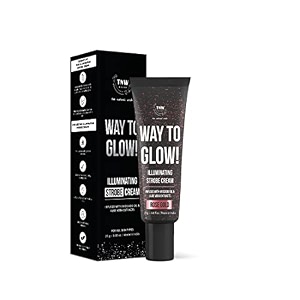 tnw the natural wash illuminating strobe cream 01 rose gold 25 g  glow cream illuminator for radiant skin  with avocado oil aloe vera hydrating makeup base