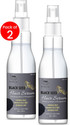 TNW - The Natural Wash Set of 2 Black Seed Hair Styling Serum | Anti-Frizz | No Split Ends (200 ml)