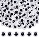 TOAOB 150pcs 18mm Large Googly Eyes Self Adhesive Wiggle Eyes for Craft
