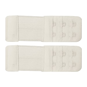 tobbtwist bra hook extender-2 hook - 3 eye with extra elastic for women save your bra increase band length combo