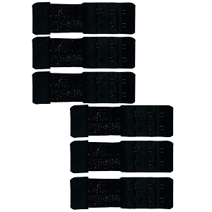 tobbtwist bra hook extender-2 hook - 3 eye with extra elastic for women save your bra increase band length combo