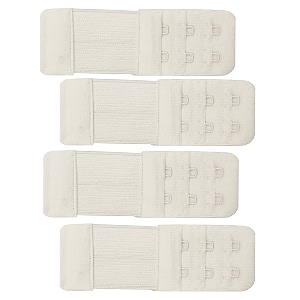 tobbtwist bra hook extender-2 hook - 3 eye with extra elastic for women save your bra increase band length combo