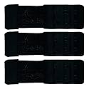 TobbTwist Bra Hook Extender-2 Hook - 3 Eye (With Extra Elastic) For Women, Save Your Bra Increase Band Length Combo