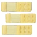 TobbTwist Bra Hook Extender-2 Hook - 3 Eye (With Extra Elastic) For Women, Save Your Bra Increase Band Length Combo