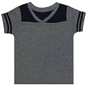 ToBeInStyle Kids Boys Girls Cotton Jersey Contrast Raglan V-Neck Tee T-Shirts