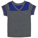 ToBeInStyle Kids Boys Girls Cotton Jersey Contrast Raglan V-Neck Tee T-Shirts