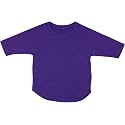 ToBeInStyle Kids Boys Girls Cotton Jersey Contrast Raglan V-Neck Tee T-Shirts