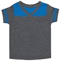 ToBeInStyle Kids Boys Girls Cotton Jersey Contrast Raglan V-Neck Tee T-Shirts