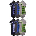 ToBeInStyle Pack of 6 Printed &amp; Solid Low Cut Ankle Socks - Kid’s &amp; Adults