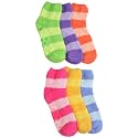 ToBeInStyle Pack of 6 Printed &amp; Solid Low Cut Ankle Socks - Kid’s &amp; Adults