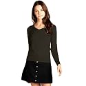 ToBeInStyle Women's Classic Long Sleeve V-Neck Pullover Sweater