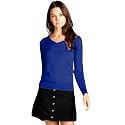 ToBeInStyle Women's Classic Long Sleeve V-Neck Pullover Sweater
