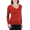 ToBeInStyle Women's Classic Long Sleeve V-Neck Pullover Sweater