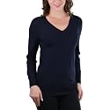 ToBeInStyle Women's Classic Long Sleeve V-Neck Pullover Sweater