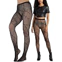 ToBeInStyle Women’s Bloody Stitches Scar Zombie Frankenstein Costume Tights Pantyhose Living Dead