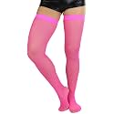 ToBeInStyle Women’s Fine Classic Fishnet Thigh High Stretch Nylon Novelty Stockings