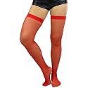 ToBeInStyle Women’s Fine Classic Fishnet Thigh High Stretch Nylon Novelty Stockings