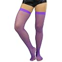 ToBeInStyle Women’s Fine Classic Fishnet Thigh High Stretch Nylon Novelty Stockings