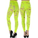 ToBeInStyle Women’s Pothole Rip Hole Punk Hosiery Tights Leggings Distressed Style