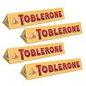 Toblerone Milk Chocolate With Honey And Almond Nougat Pack Of 4, X 100 Gram