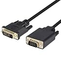 Tobo DVI to VGA Cable, DVI-D 24+1 to VGA 10 Feet Cable Male to Male Gold-Plated Cord for Computer, PC Host, Laptop, Graphics Card to HDTV, LG HP Dell Monitor, Display Screen and Projector TD-1425CC