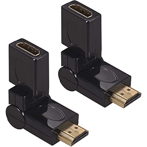 tobo gold plated hdmi adapter hdmi male to female connector hdmi cable extender support 90 180 360 degree free rotation2-pack-td-484h