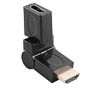 Tobo HDMI Male to HDMI Female Connector Converter Extension Cable Adapter 180 Degree Rotation Angle Converter-TD-484H.
