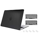 Tobo Plastic Hard Shell Case Compatible with Newest Air 13 inch Release 2020 2019 2018 [ A2337 M1 A2179 A1932 ] with Keyboard Cover Touch ID Protective Case (Army-Black) - TD-092CC