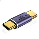 Tobo Type C Male to Type C Male Adapter, 40Gbps USB Type C Adapter Support 8K@60Hz Video Display 100W PD(TD-979TC, Pack-of-1)