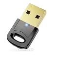 Tobo USB Bluetooth 5.1 Adapter for PC, Wireless Bluetooth Dongle Transmitter Receiver, Driver-Free, for Desktop,Laptop,Keyboard,Mouse,Headset,Speaker,Printer, Plug&Play TD-1235WA