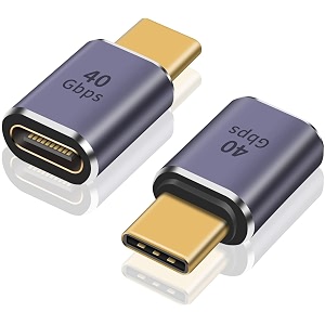 tobo usb c extender adapter 8k60hz usb c male to female extension adapter usb c 32 pd 100w type c extender support usb4 thunderbolt 34 connector for macbook pro dock station 2pack td-943cc