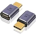 Tobo USB C Extender Adapter, 8K@60Hz USB C Male to Female Extension Adapter, USB C 3.2 PD 100W Type C Extender Support USB4 Thunderbolt 3/4 Connector for MacBook Pro, Dock Station 2Pack (TD-943CC)