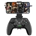 Tobo Wireless Mobile Gaming Controller iPhone/iOS/Android/PC/Steam Deck Gamepad with Phone Holder, Turbo, Joystick for iPhone 15/14/13/iPad/Android/Samsung/Tablet, Call of Duty, Direct Play TD-1284GA