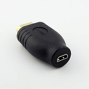 tobomicro hdmi adapter extender type a male to micro type d female connector - support 3d 4k 1080p for cameras computers projectors td-1055h